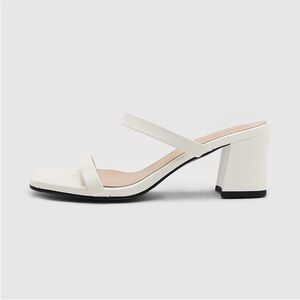Sappun Basic Block Heel Mule Sandals